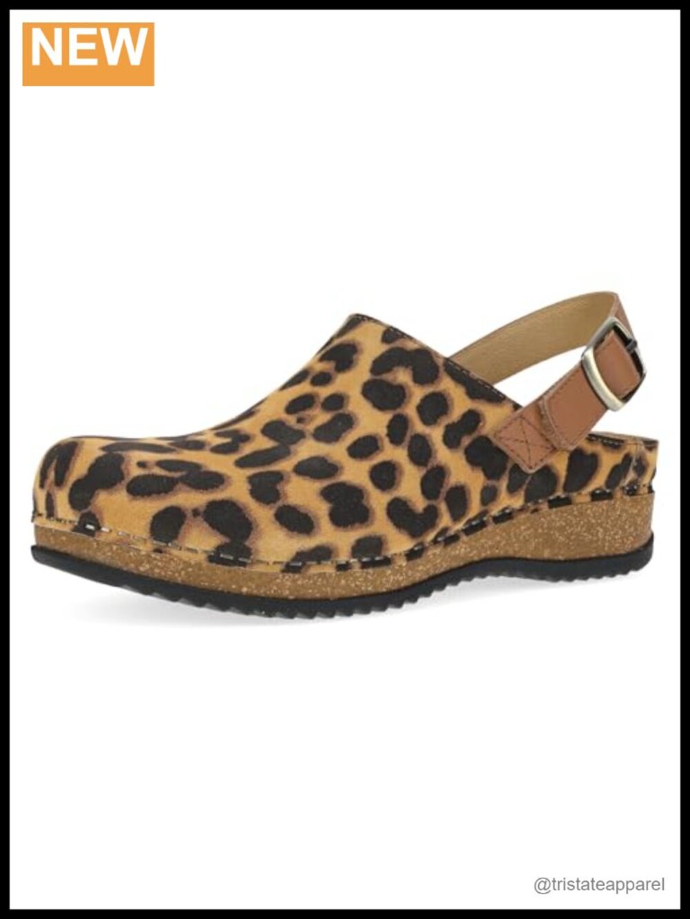 Merrin Sling-Back Mule Clog Suede Adjustable Hook & Loop Casual Comfort